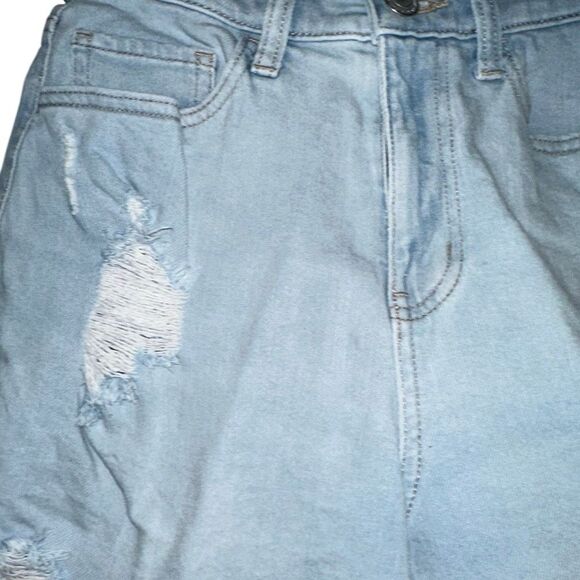 SO Boyfriend super high rise, distressed jean shorts Sz 3/26 - Picture 7 of 11